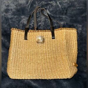 Nine West Rattan Type Handbag